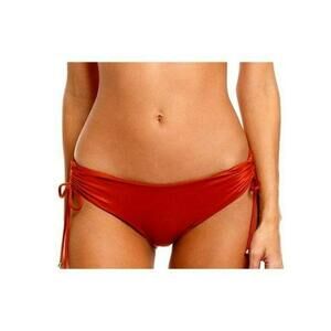 Agua Bendita Romina-Eda Bottom Tie Side Metallic Orange